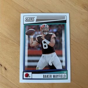 🏈 3/$10 🏈 BAKER MAYFIELD 2022 Panini Score Football Trading Card # 203